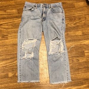 LEVIS 505 regular fit distressed